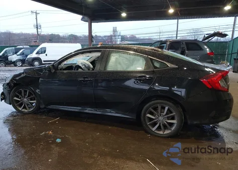 2019 Honda Civic Ex-L из США, поврежденный, VIN 19XFC1F74KE211496